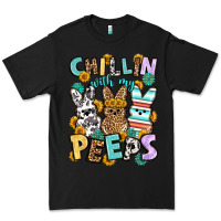 Black Chillin with my peeps Easter Premium Tee - OliviaCreatesArt