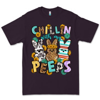 Plum Chillin with my peeps Easter Premium Tee - OliviaCreatesArt