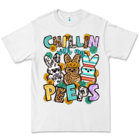 White Chillin with my peeps Easter Premium Tee - OliviaCreatesArt