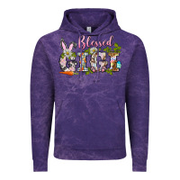 Cloud Purple blessed gigi easter Vintage Hoodie - BarkalooDesign