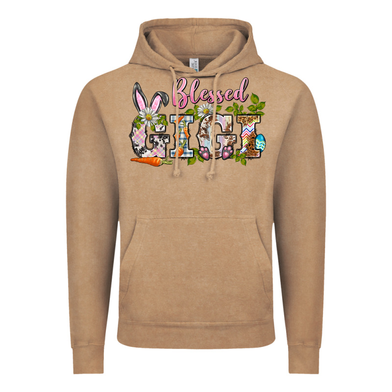 Blessed Gigi Easter Vintage Hoodie by BarkalooDesign | Teevron