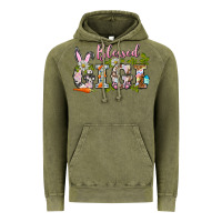 Vintage Olive blessed gigi easter Vintage Hoodie - BarkalooDesign
