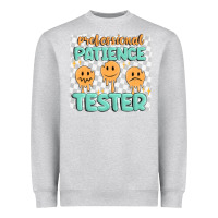 Heather Grey professional patience Heavyweight Sweatshirt - MaliasSmallBusiness