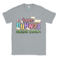 Heather Grey some bunnys needs vodka Classic Tee - MaliasSmallBusiness
