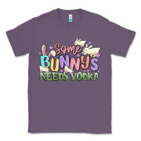 Lavender some bunnys needs vodka Classic Tee - MaliasSmallBusiness