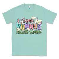 Seafoam some bunnys needs vodka Classic Tee - MaliasSmallBusiness