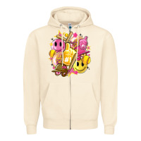 Sandshell retro softball Zipper Hoodie - Artiststas