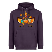 Plum Unicorn Fall Heavyweight Hoodie - texasbilliewilder