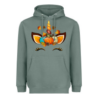 Sage Unicorn Fall Heavyweight Hoodie - texasbilliewilder