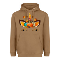 Toasted Coconut Unicorn Fall Heavyweight Hoodie - texasbilliewilder