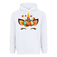 White Unicorn Fall Heavyweight Hoodie - texasbilliewilder