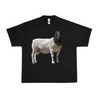 Black dorper sheep Urban Heavy Tee - LillyAllenDesigns