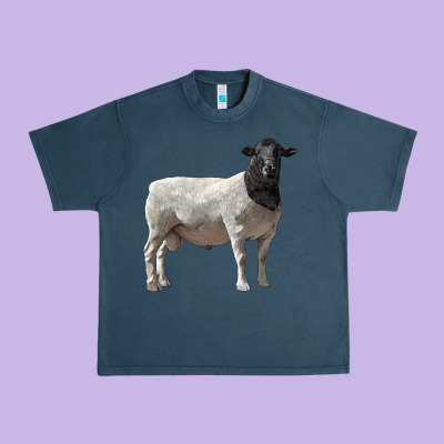 Dorper Sheep Urban Heavy Tee Designed By Lillyallendesigns
