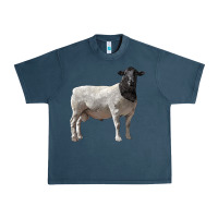Midnight Navy dorper sheep Urban Heavy Tee - LillyAllenDesigns