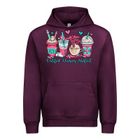 Mauve Wine cna certified nursing assistant coffee cups Urban Hoodie - OliviaCreatesArt