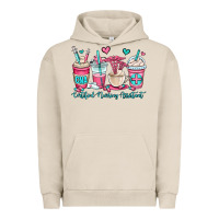 Pigment French Oak cna certified nursing assistant coffee cups Urban Hoodie - OliviaCreatesArt