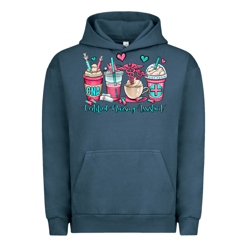 Cna Certified Nursing Assistant Coffee Cups Urban Hoodie by OliviaCreatesArt | Teevron