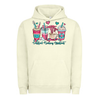 Pigment Pistachio cna certified nursing assistant coffee cups Urban Hoodie - OliviaCreatesArt