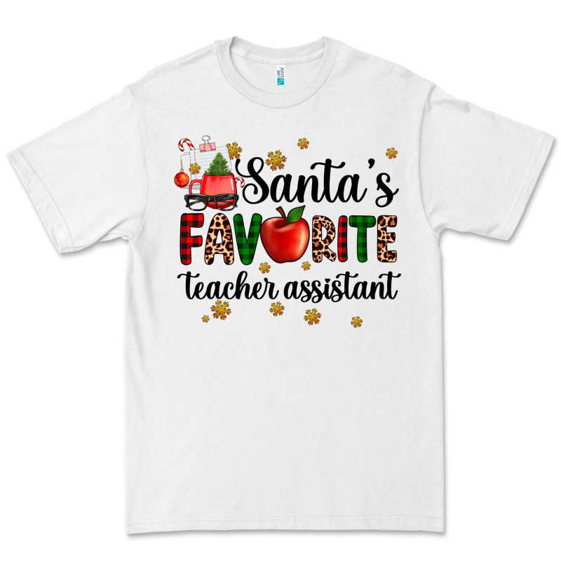 Santa's Favorite Teacher Assistant Premium Tee by AdoDesignShop | Teevron