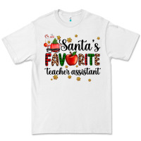 White santa's favorite teacher assistant Premium Tee - AdoDesignShop