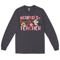 Smoke cupid's favorite teacher Long Sleeve Tee - MaliasSmallBusiness