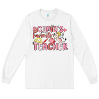 White cupid's favorite teacher Long Sleeve Tee - MaliasSmallBusiness