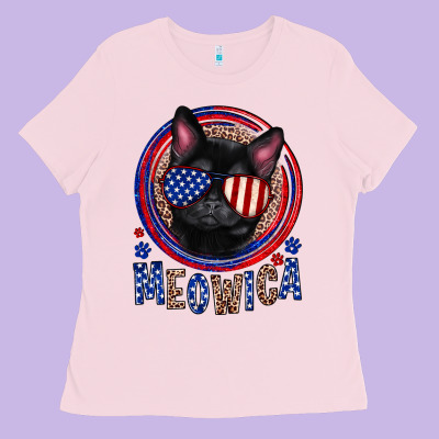 Meowica Ladies Tee Designed By Neo Western