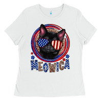 White Meowica Ladies Tee - Neo Western
