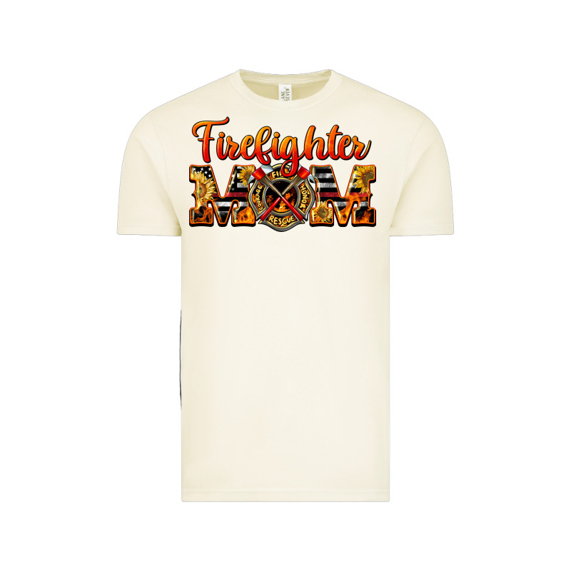 American Firefighter Mom Vintage Tee by LillyAllenDesigns | Teevron