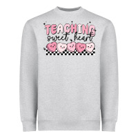 Heather Grey teaching sweetheart Heavyweight Sweatshirt - MaliasSmallBusiness