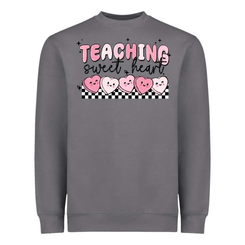 Teaching Sweetheart Heavyweight Sweatshirt by MaliasSmallBusiness | Teevron