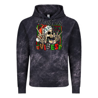 Cloud Black christmas vibes skeleton Vintage Hoodie - Jasminsmagicworld