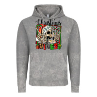 Cloud Rock christmas vibes skeleton Vintage Hoodie - Jasminsmagicworld