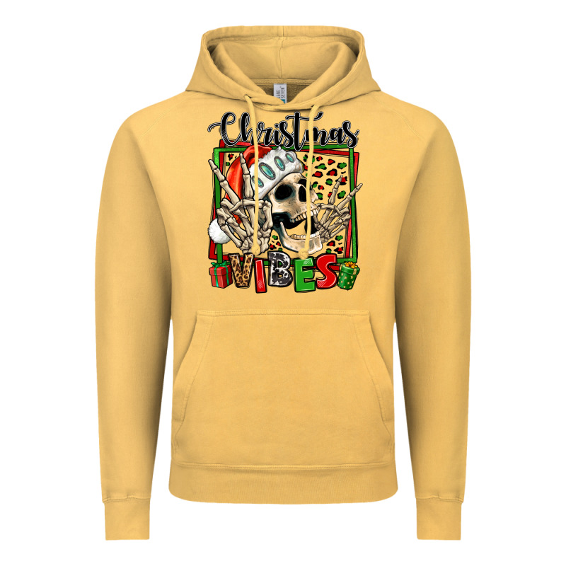 Christmas Vibes Skeleton Vintage Hoodie by Jasminsmagicworld | Teevron