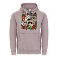 Vintage Zinc christmas vibes skeleton Vintage Hoodie - Jasminsmagicworld