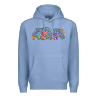 Colony Blue magic mushroom Premium Hoodie - TumblerDesignByShophia