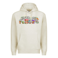 Oatmeal Heather magic mushroom Premium Hoodie - TumblerDesignByShophia