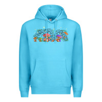 Ocean Blue magic mushroom Premium Hoodie - TumblerDesignByShophia