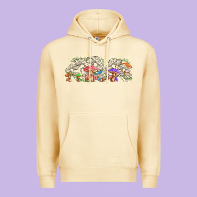 Magic Mushroom Premium Hoodie Designed By Tumblerdesignbyshophia