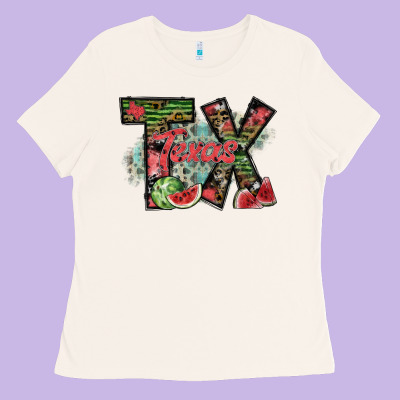Texas Ladies Tee Designed By Sublimationcraftshop