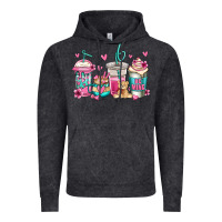 Vintage Black valentines day coffee Vintage Hoodie - Jasminsmagicworld