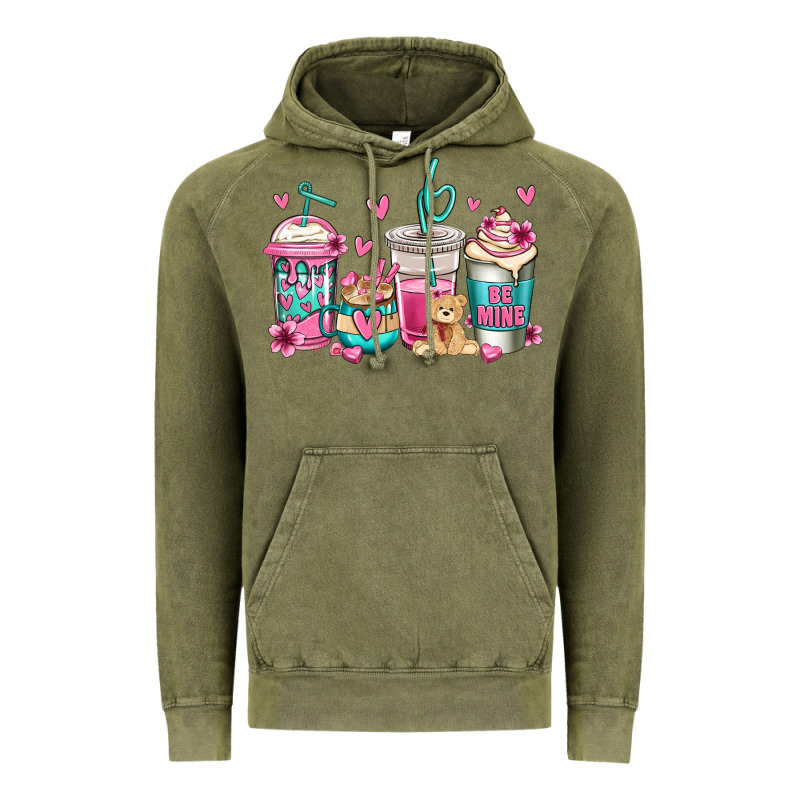 Valentines Day Coffee Vintage Hoodie by Jasminsmagicworld | Teevron