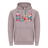Vintage Zinc valentines day coffee Vintage Hoodie - Jasminsmagicworld