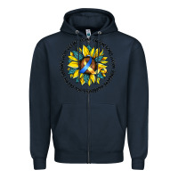 Navy down syndrome Zipper Hoodie - Artiststas