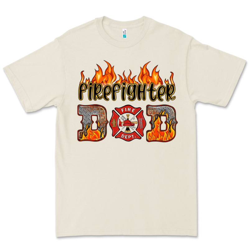 Firefighter Dad Premium Tee by HRA Design Shop | Teevron