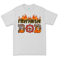 Dove Grey firefighter dad Premium Tee - HRA Design Shop