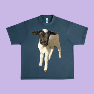 Dorper Baby Sheep Urban Heavy Tee Designed By Lillyallendesigns