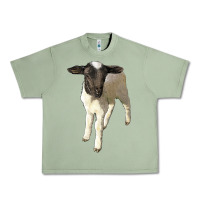 Oil Green dorper baby sheep Urban Heavy Tee - LillyAllenDesigns