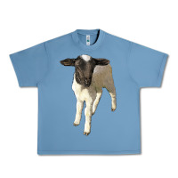 Pebble Blue dorper baby sheep Urban Heavy Tee - LillyAllenDesigns