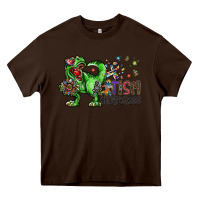 Chocolate Brown autism awareness Heavy Core Tee - SublimationCraftShop